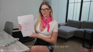 Anastangel Drilled In A Miniskirt - Anastangel leak