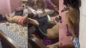 Aunty Lying Freely On Bed With Open Boobs Infront Of Kids – Indian porn video - MyPornerLeak