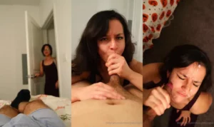 CherryBlosmGirl Gets A Facial After A Blowjob - MyPornerLeak Leak