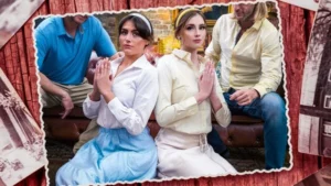 DaughterSwap – Selina Bentz, Lucy Foxx – Get on Your Knees and Beg – It’s a Family Tradition! - MyPornerLeak