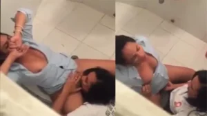 Desi Horny 2 Girls ON – Office Restroom Lesbian – Indian porn video - MyPornerLeak