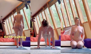 Eat Pray Dong’s Nude Yoga Session - MyPornerLeak