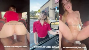 Izzy Swallows Gets Pounded In The Car Video Leaked - MyPornerLeak