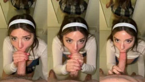 Katiana Kay Gives Head In A Dressing Room - Katiana Kay leak