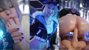 Little Emo Kitten Masturbates As Sillver Wolf - MyPornerLeak