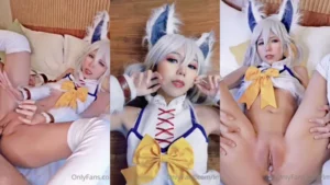 Lmusicl Gets Fingered & Creampied As Setsuna - MyPornerLeak