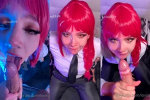 Loving Eli As Makima Gets Cummed On Her Face - Loving Eli leak