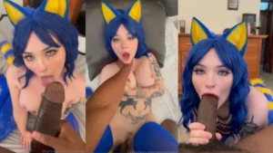 Naomihh666 Enjoys A BBC in Furry Costume - MyPornerLeak