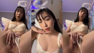 Naughty Angel KalliopeAries Rubs Her Pussy - KalliopeAries leak