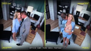 PervzSingles – Blake Blossom – PervBoss Fucked While My Husband Was Just Outside the Door (Power Corrupts) - MyPornerLeak