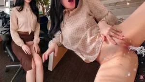 Secretary Squirts After Salary in Solo Session - MyPornerLeak