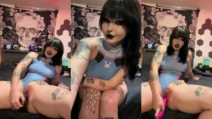 Yourhotm.f’s Pleasures Herself In DVA Cosplay - MyPornerLeak